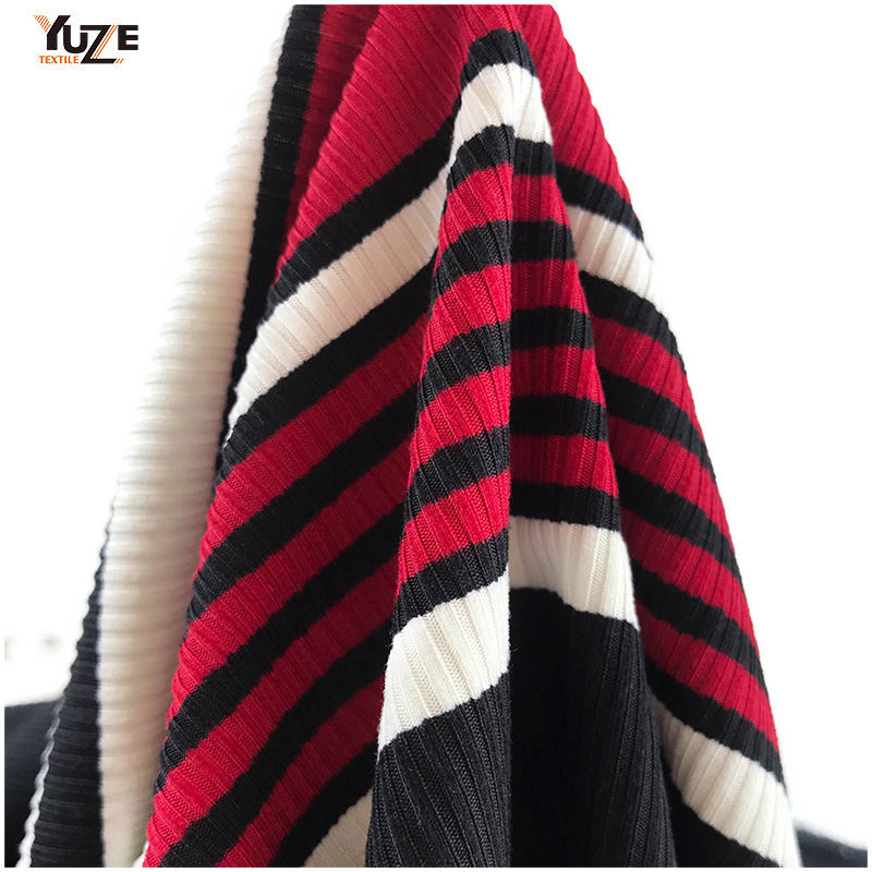 YZK-010055-10 DTY 3 * 2 Rib Imprimé de pinceau à 2 côtes