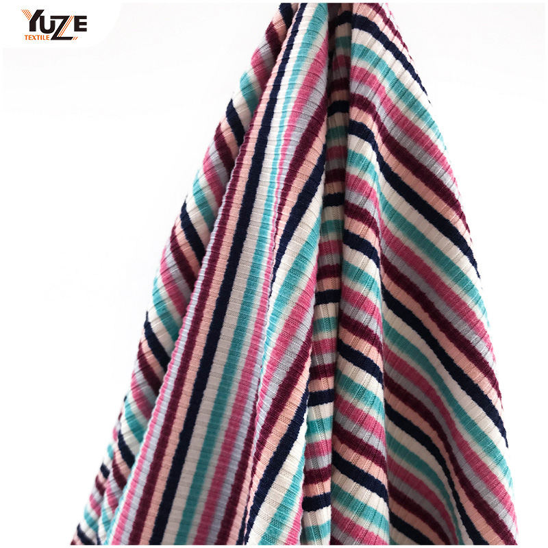 YZK-010055-11 DTY 3 * 2 Rib Imprimé de pinceau à 2 côtes