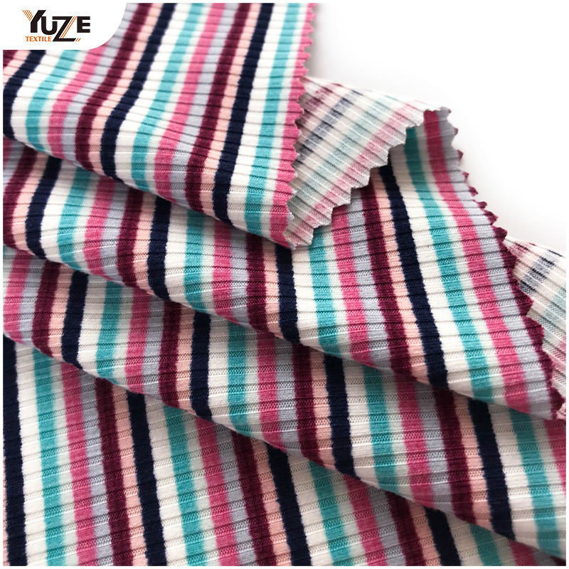 YZK-010055-11 DTY 3 * 2 Rib Imprimé de pinceau à 2 côtes