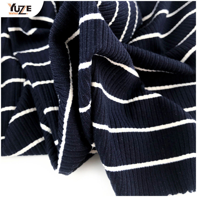 YZK-010055-9 DTY 3 * 2 Rib Imprimé de pinceau à 2 côtes