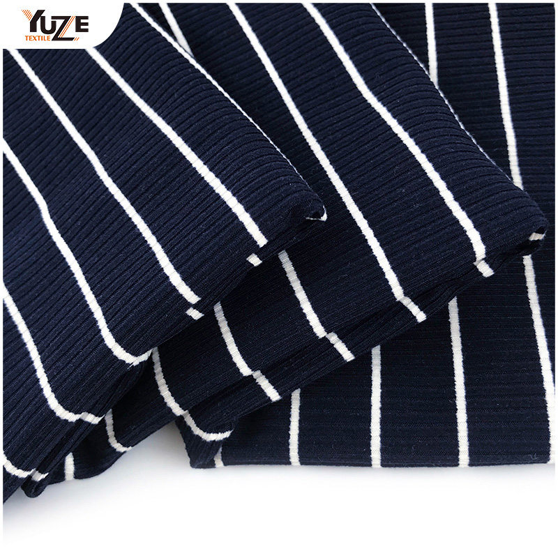 YZK-010055-9 DTY 3 * 2 Rib Imprimé de pinceau à 2 côtes