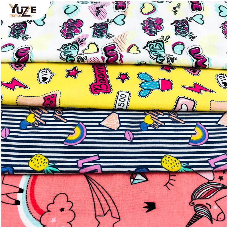 YZS18-278 Poly Spun Jersey Spandex Print