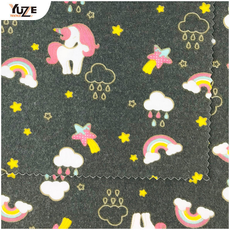 YZS20-726-3 Impression en spandex filé en poly