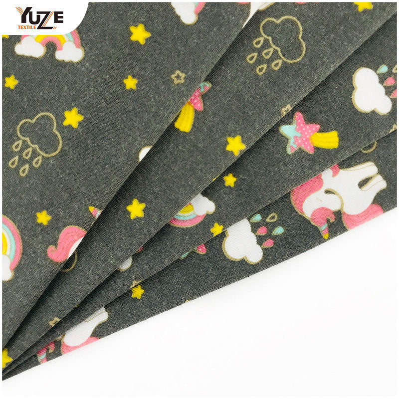 YZS20-726-3 Impression en spandex filé en poly