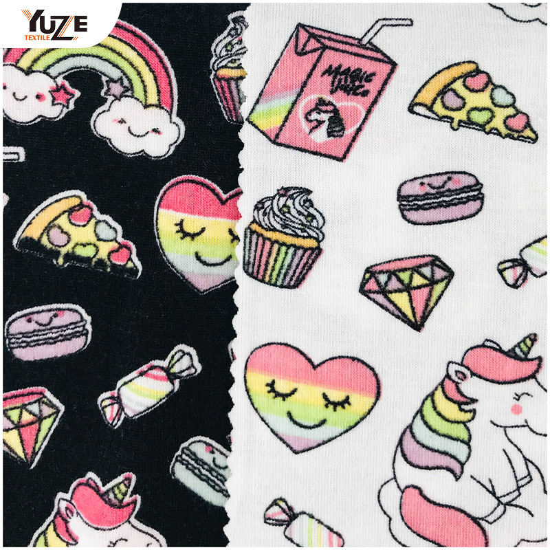 YZS20-726-8 Impression en spandex filé en poly