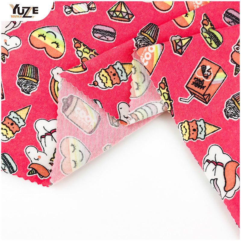 YZS20-726-8 Impression en spandex filé en poly