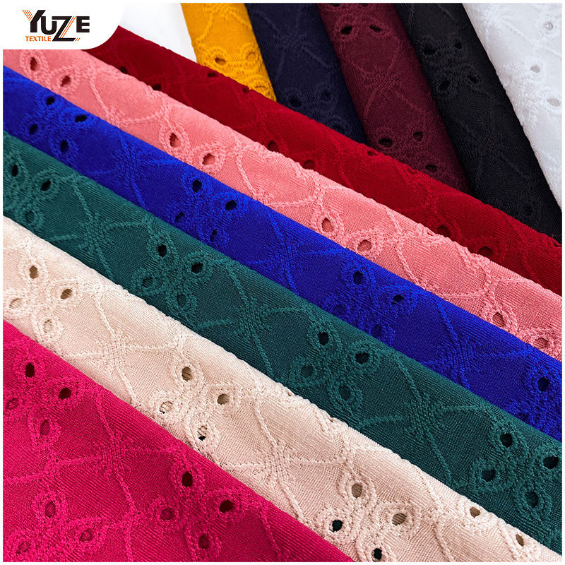 YZK-030030 DTY Spandex Jacq avec des trous