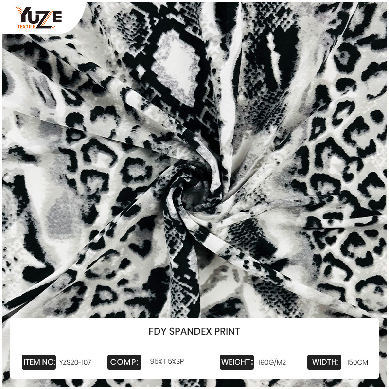 YZS20-107 Impression en spandex FDY