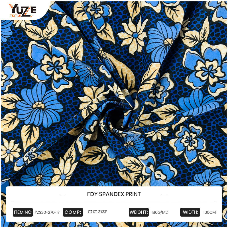 YZS20-270-17 Impression en spandex FDY