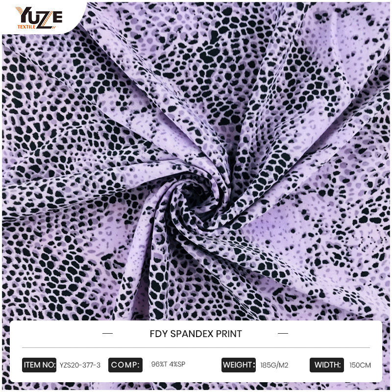 YZS20-377-3 Impression en spandex FDY