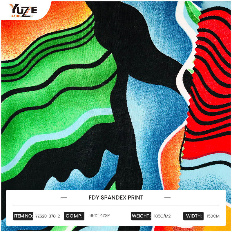 YZS20-378-2 Impression en spandex FDY