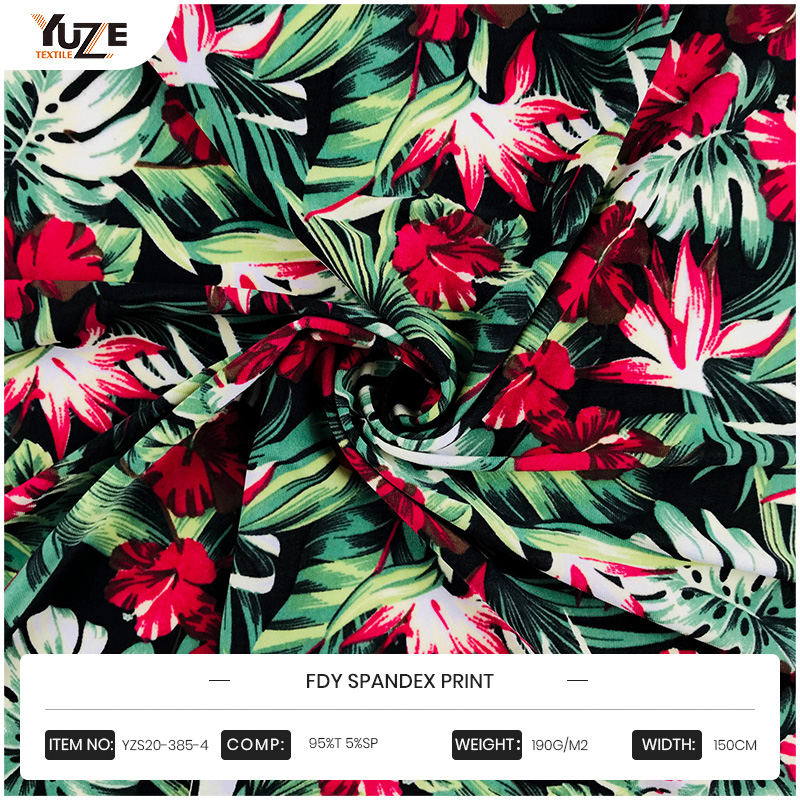 YZS20-385-4 Impression en spandex FDY