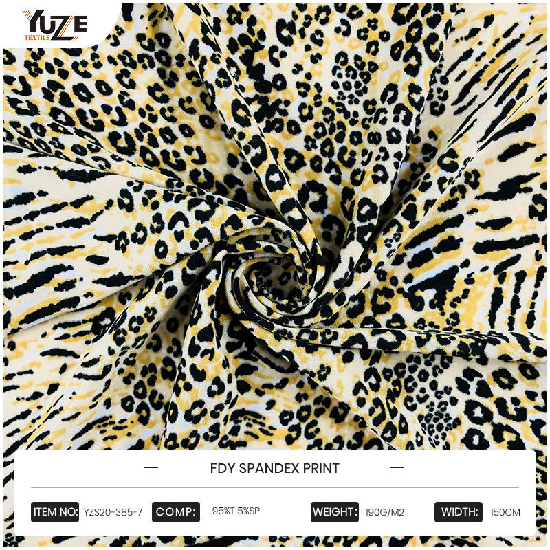 YZS20-385-7 Impression en spandex FDY