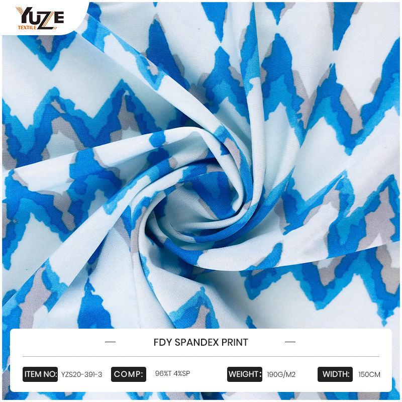 YZS20-391-3 Impression en spandex FDY