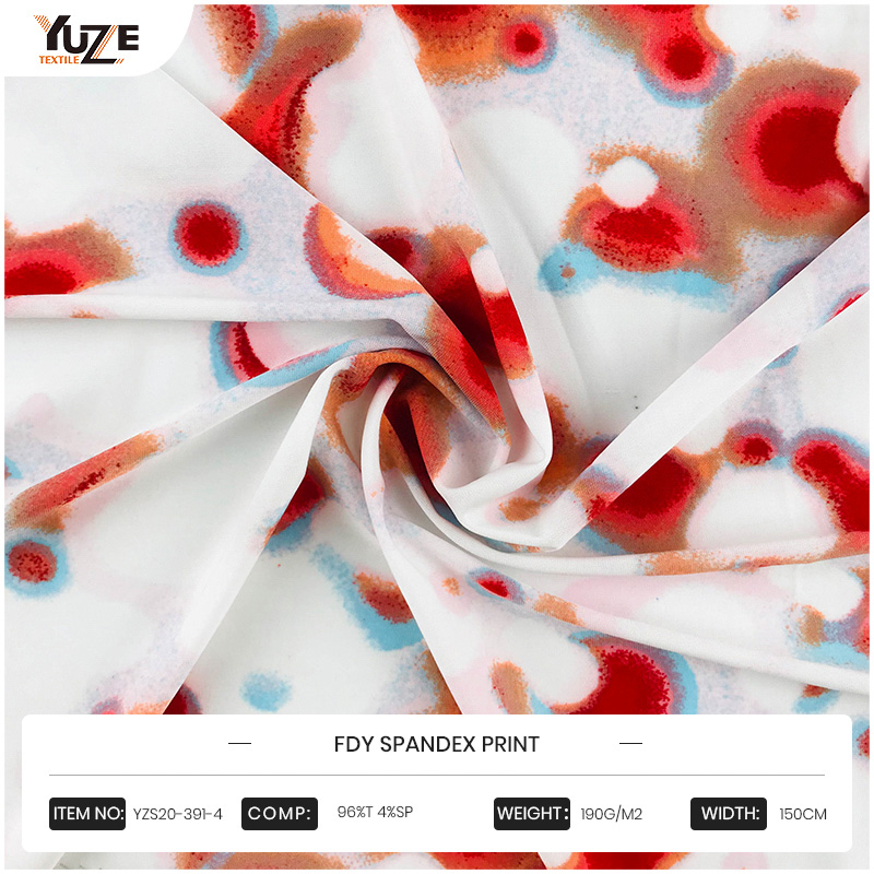 YZS20-391-4 Impression en spandex FDY