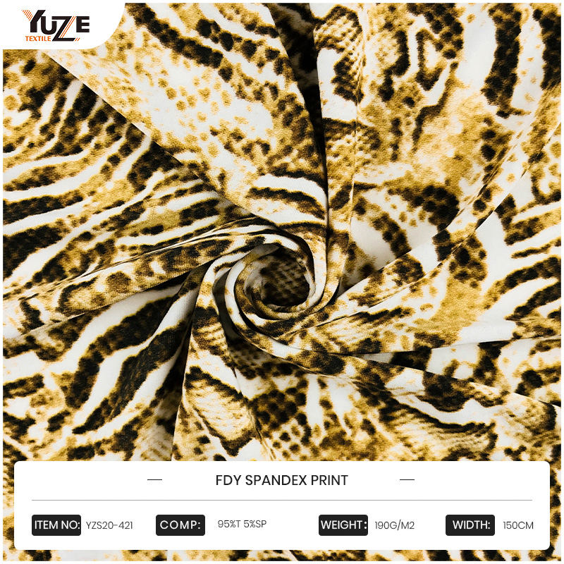 YZS20-421 Impression en spandex FDY