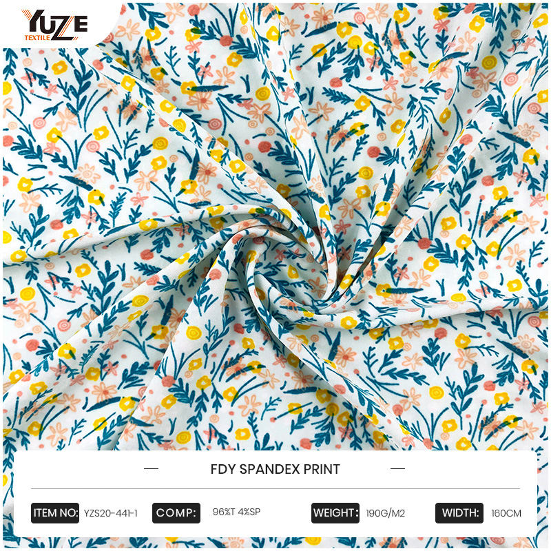 YZS20-441-1 Impression en spandex FDY