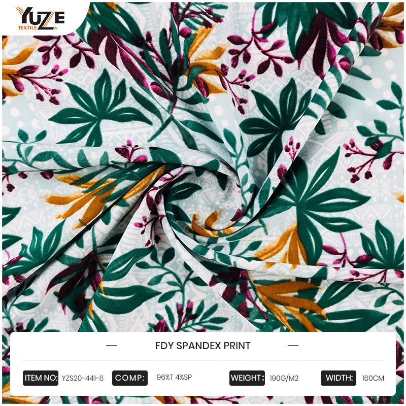 YZS20-441-6 Impression en spandex FDY