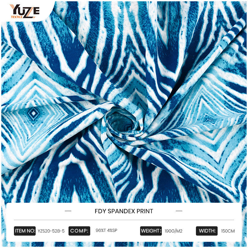 YZS20-528-5 Impression en spandex FDY