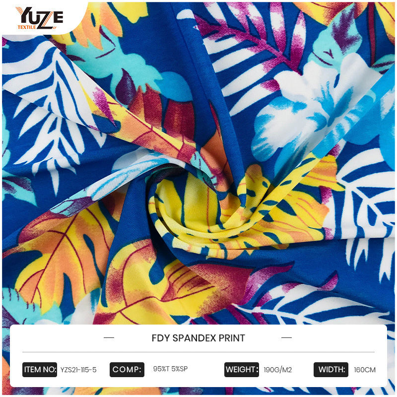 YZS21-115-5 Impression en spandex FDY