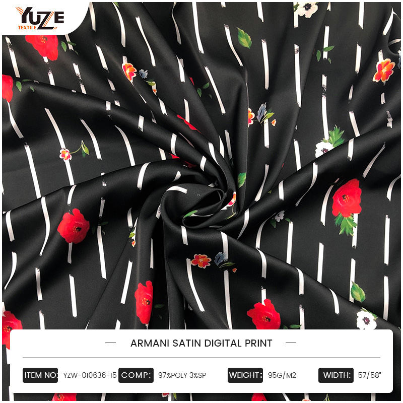 YZW-010636-15 ARMANI SATIN PRINT DIGITAL
