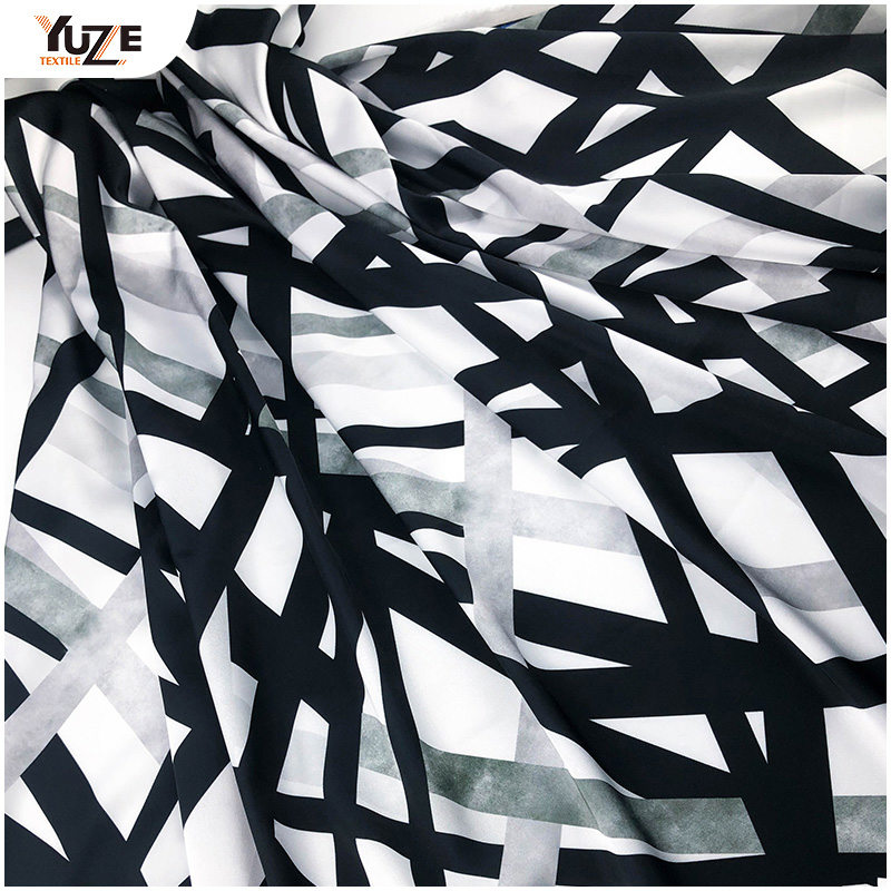 YZW-010636-7 Armani Satin Print numérique