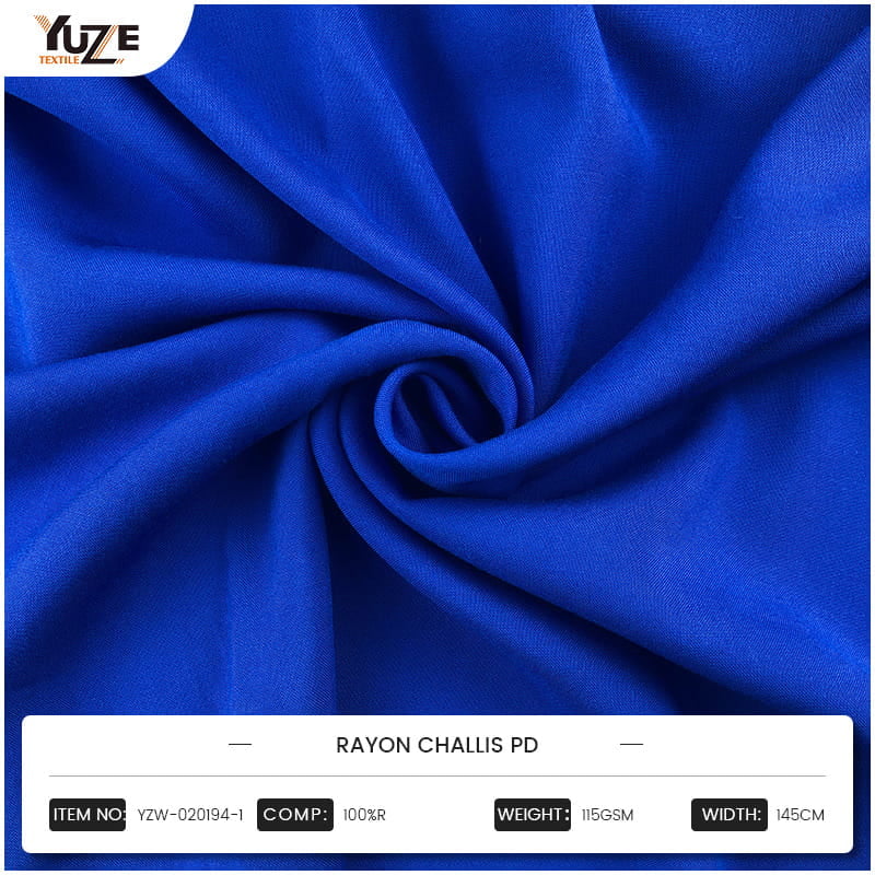 Yzw-020194-1 Rayon Challis Pd