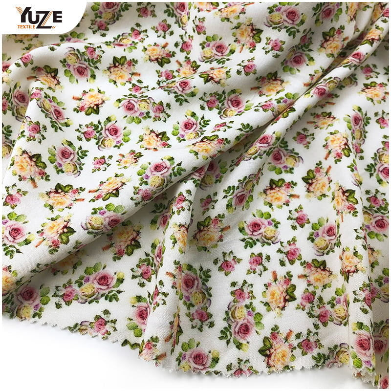 YZW-020612-17 RAYON POPLIN PRINT numérique