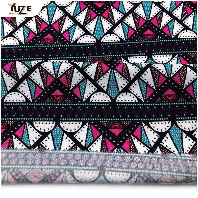 YZW-020612-30 RAYON POPLIN PRINT numérique