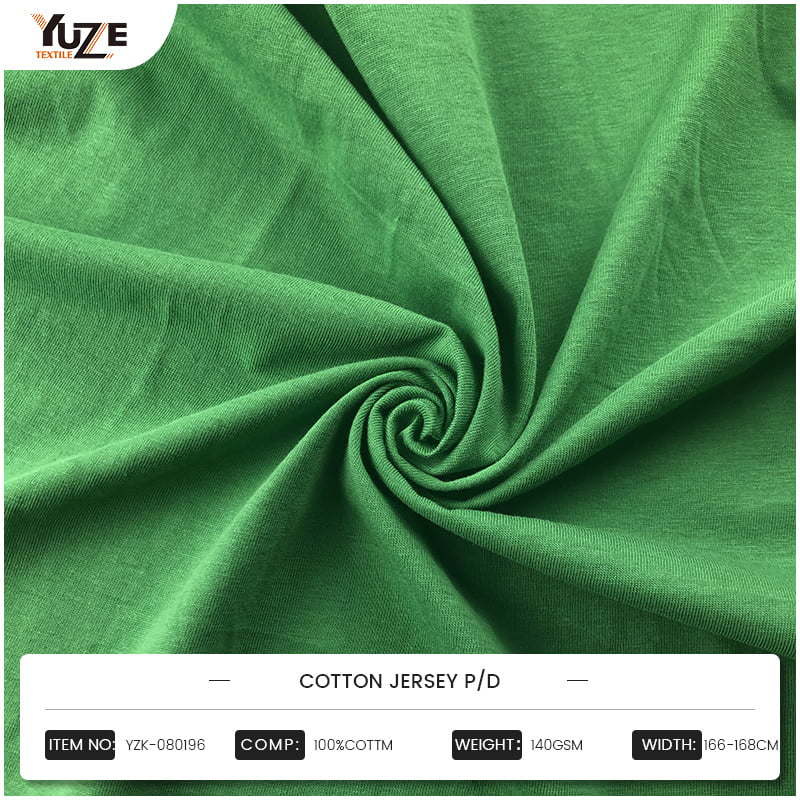 YZK-080196 Jersey de coton P / D