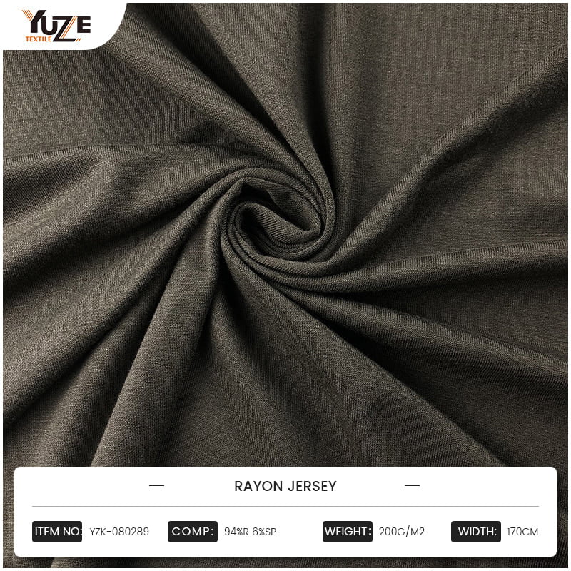 YZK-080289 Jersey de rayonne