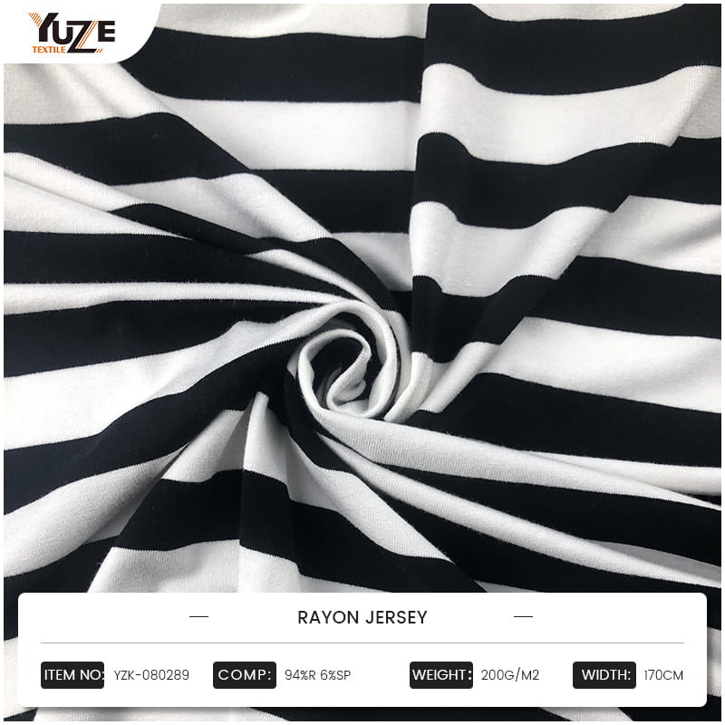 YZK-080289 Jersey de rayonne