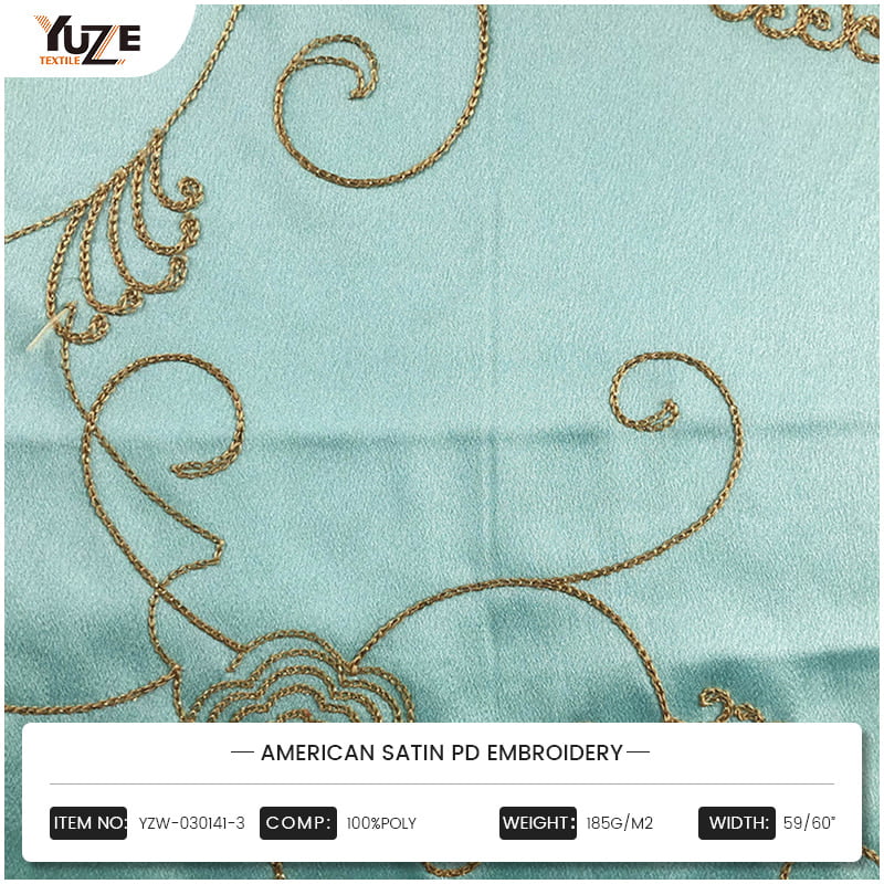 YZW-030141-3 broderie American Satin PD