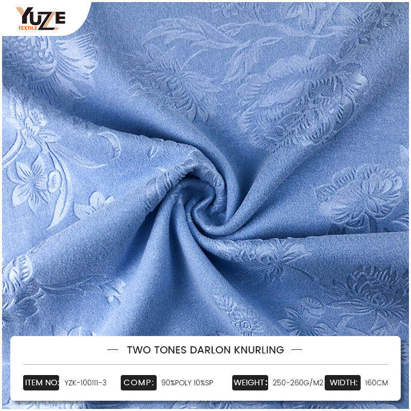 Yzk-100111-3 deux tons darlon knurling