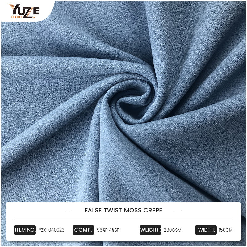 L'élégance technique dans les textiles : qu'est-ce qui fait du tissu crêpe mousse le premier choix pour le design de mode haut de gamme ?